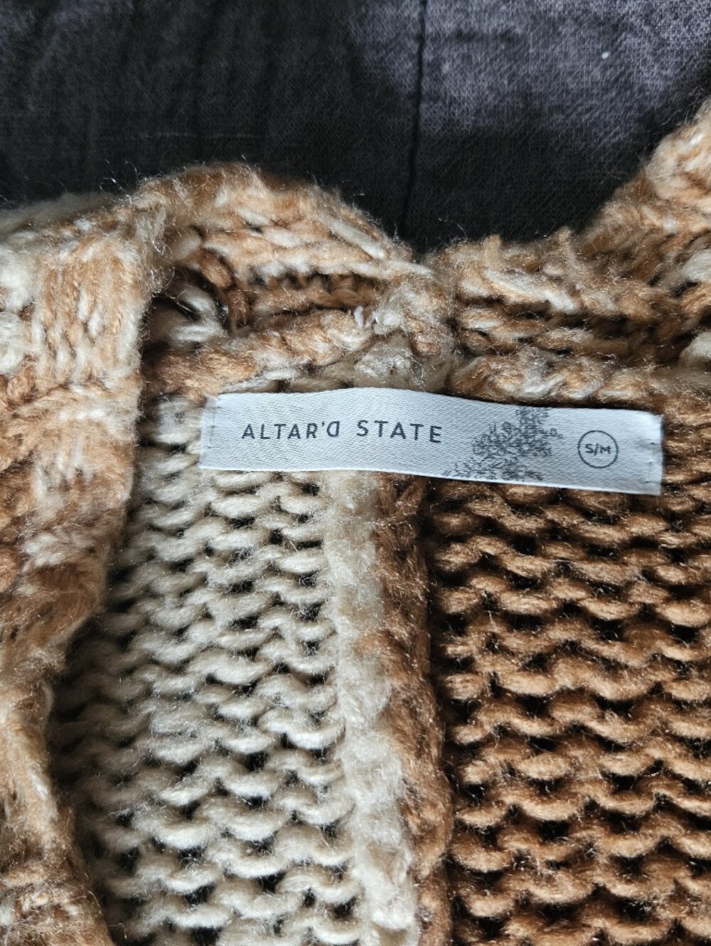 Altar'd State Baggy Checkered Cardigan - Picture 3 of 3